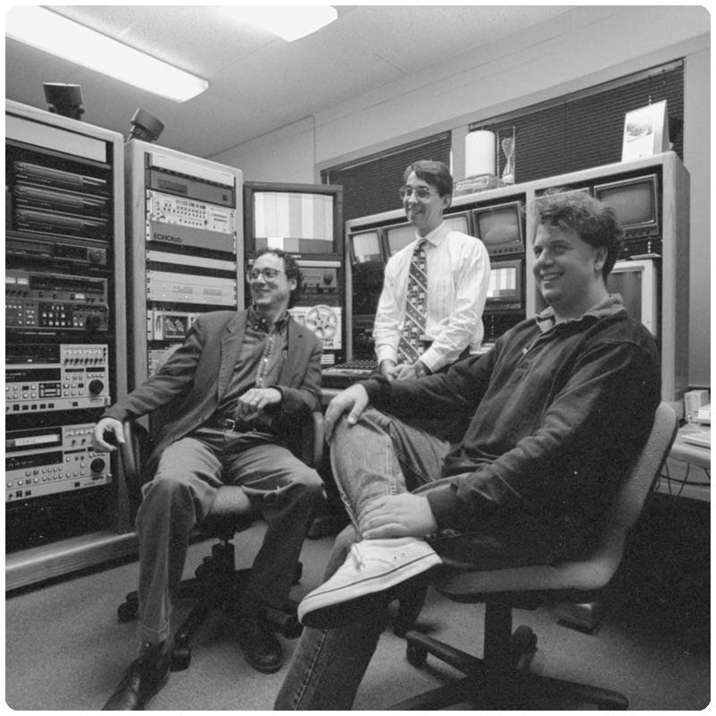 The Vidox team in the early 90s.