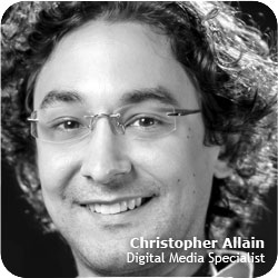 Christopher Allain, Digital Media Specialist